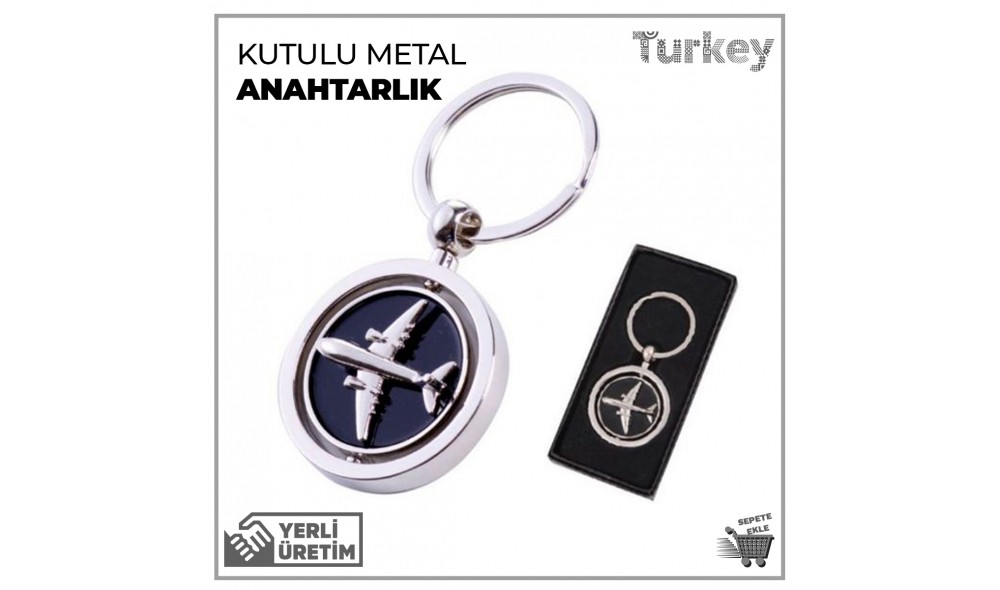 Kutulu Metal Anahtarlık